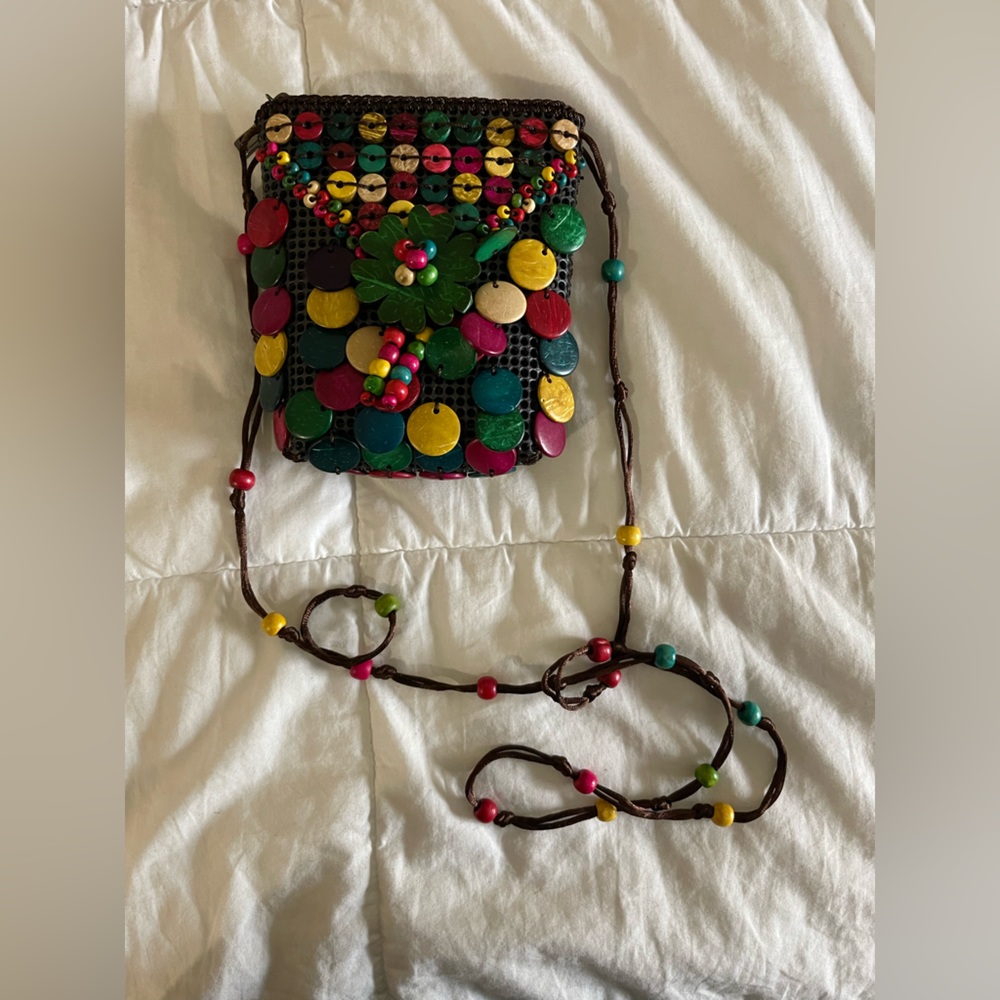 Panama Wood Crossbody